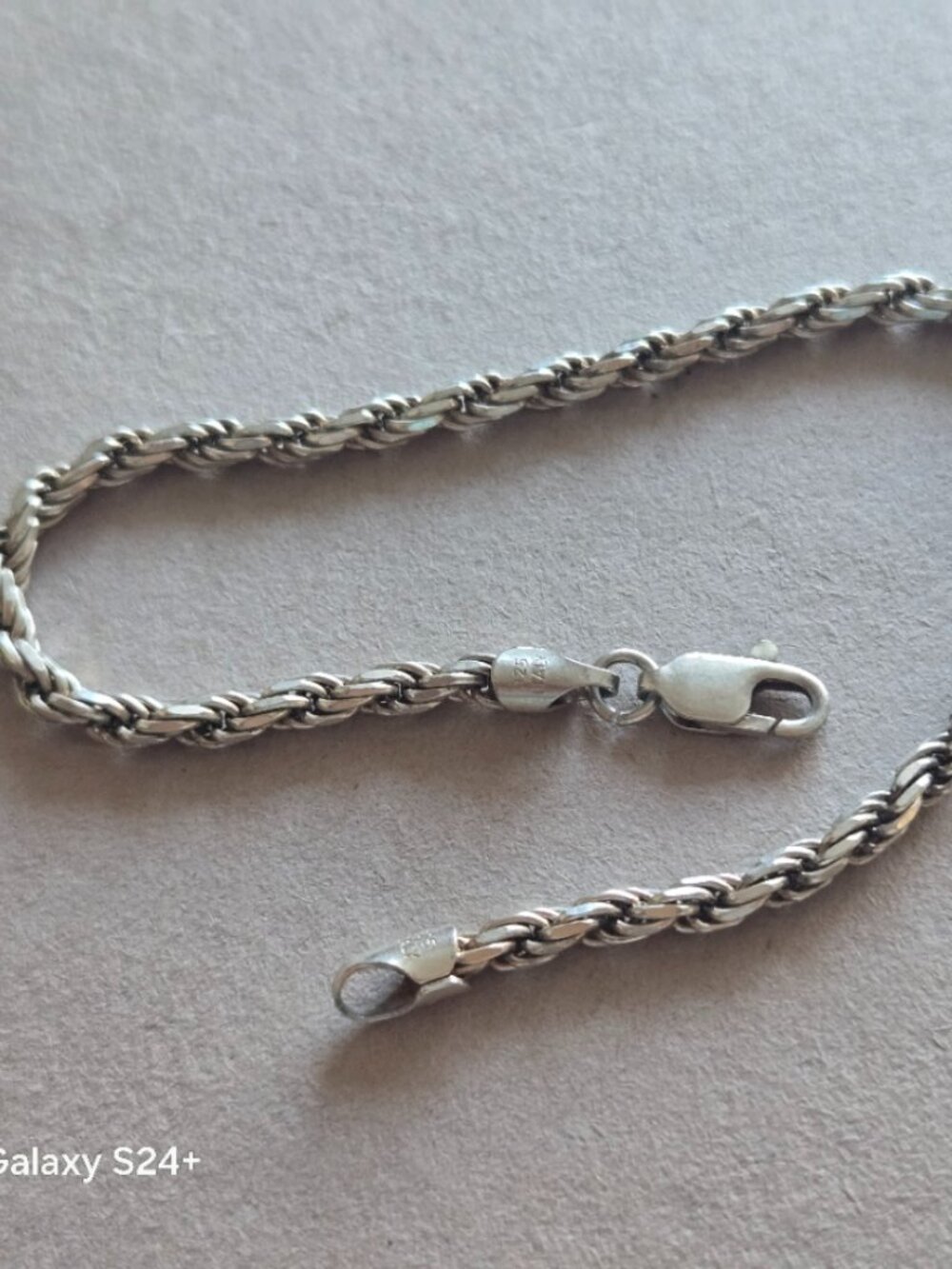 925 Rope Chain Bracelet - Italy
